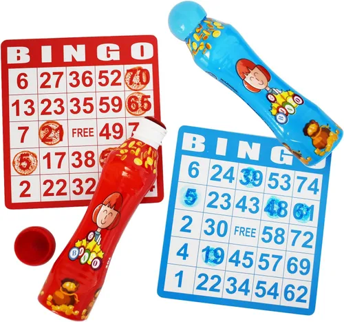 Miniatura 6 de Yuanhe Bingo Daubers - Marcadores de puntos – 3 oz Paint Dotter Bingo Dabbers/Dobbers, juego de 6