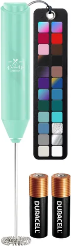 Miniatura 23 de Zulay Kitchen - Batidor eléctrico de mano para café, lattes, capuchinos, matcha y chocolate caliente, mezclador portátil para bebidas, accesorio