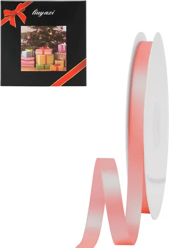 Miniatura 89 de LIUYAXI - Cinta de satén roja de doble cara, 2 pulgadas X 25 yardas continuas, cintas perfectas para envolver regalos, ramo de boda, decoración DIY