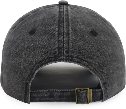 Miniatura 5 de Terojnkl Gorra de béisbol bordada para hombres y mujeres, ajustable, unisex, de algodón, para fanáticos
