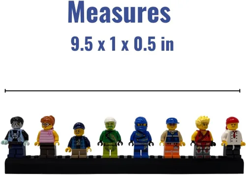 Miniatura 5 de Collectibles - Tira adhesiva de montaje compatible con minifiguras Lego Muestra figuras en paredes o en la mayoría de superficies Fabricado