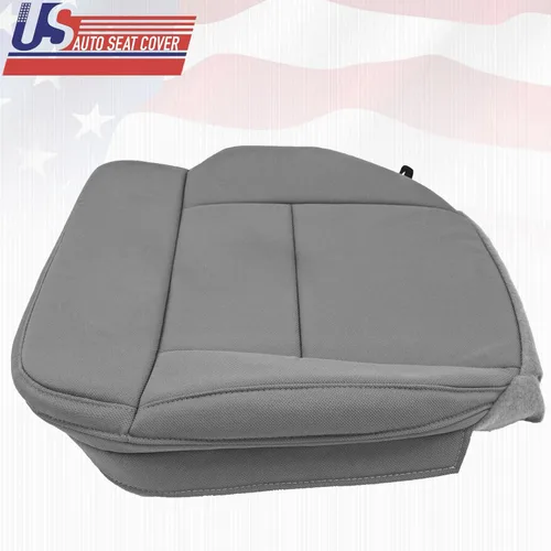 Miniatura 2 de 2007 para Ford F150 Lariat Driver Side Bottom Funda de asiento de tela de repuesto gris pedernal
