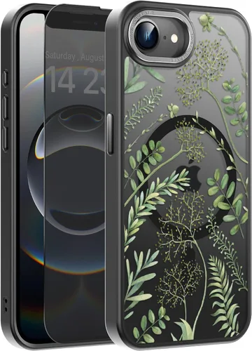 Miniatura 139 de Goodon Funda para iPhone 17 Pro con protector de pantalla de privacidad, compatible con Magsafe, a prueba de golpes, translúcida mate, bonita funda