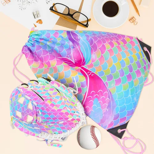 Miniatura 4 de Guante de béisbol para niños, guantes de sóftbol, guantes de béisbol y sóftbol para niños y niñas, guante de pelota para entrenamiento y juego