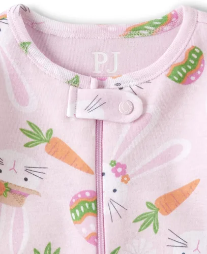 Miniatura 2 de The Children's Place - Pijamas de algodón a juego para la familia, temática de Pascua