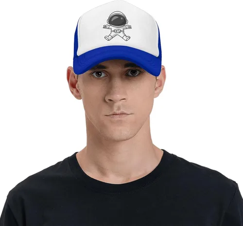 Miniatura 4 de Astronauta Logo Baseball Cap Woman Mens Trucker Hat Adjustable Mesh Dad Hat