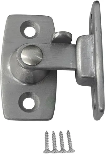 Miniatura 14 de QCAA Barra de obturador/pestillo de puerta de latón macizo, 7/8" x 2-3/32", latón pulido, paquete de 2, fabricado en Taiwán