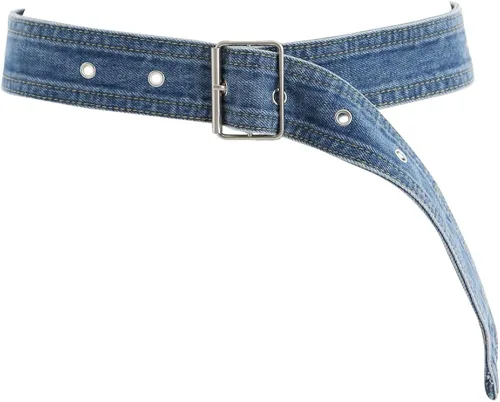 Miniatura 6 de Tong Gu 1 cinturón de mezclilla para mujer hebilla de metal estilo punk estilo vintage