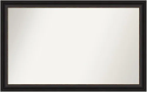 Miniatura 48 de Amanti Art Espejo de baño de bronce para sobre el fregadero, 24 x 24 pulgadas, espejo cuadrado de bronce Lara para tocador, marco de madera