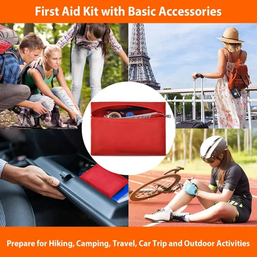 Miniatura 7 de Kit de emergencia para automóvil con compresor de aire, kit de emergencia en carretera para vehículos, automóvil, camión con cables de puente, kit