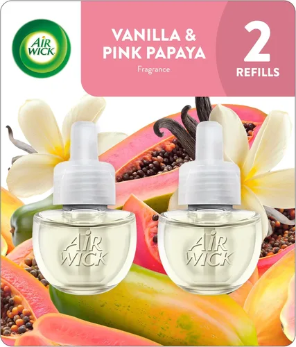 Miniatura 13 de Air Wick Recambios de aceite perfumado Plug-In, 2 unidades, papaya exótica hawaiana e flor de hibisco, ambientador, aceites esenciales