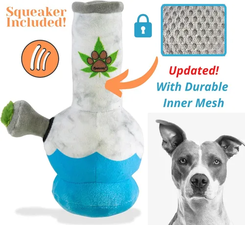 Miniatura 2 de Nestpark Puppy Chiefer 3000 - Divertidos juguetes para perros, hierba chirriante de felpa para medianos, pequeños y grandes, bonitos regalos