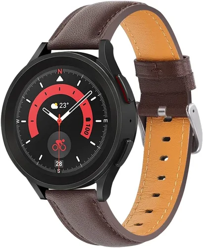 Miniatura 8 de Correas de cuero genuino compatibles con Galaxy Watch 3 de 1.61 pulgadas/1.77 pulgadas, correa de liberación rápida para Galaxy Watch 1.654 in/Watch