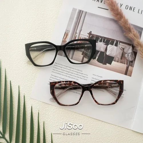 Miniatura 7 de JiSoo Gafas de lectura de ojo de gato de gran tamaño para mujer, elegantes lentes de lectura grandes para mujer con 2