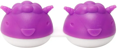 Miniatura 7 de Cyrank Estuche para lentes de contacto, lentes de contacto de color, lindo paquete de 12 fundas para lentes de contacto, colorido a granel, kit