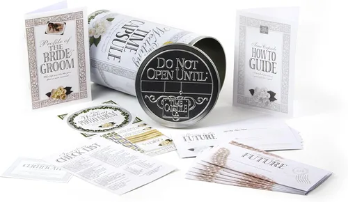 Miniatura 4 de Juego de recuerdos personalizados de cápsula de la hora de la boda, decoraciones de despedida de soltera, regalos de boda para pareja o novia
