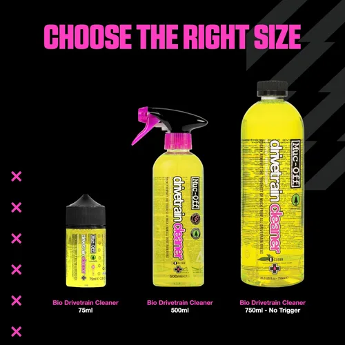 Miniatura 8 de Muc-Off Bio Drivetrain Cleaner Efectivo Limpiador y Desengrasante Biodegradable en Aerosol para Cadena de Bicicleta Apto para Todo Tipo