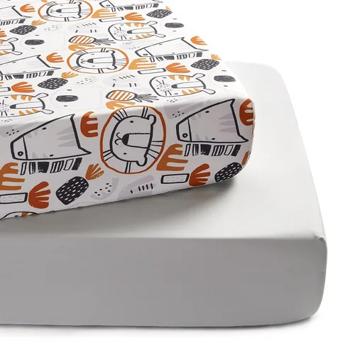 Miniatura 18 de TILLYOU Sábanas para cuna de bebé para niños y niñas, sábanas súper suaves para cama de niño pequeño, paquete de 2 sábanas para colchón estándar