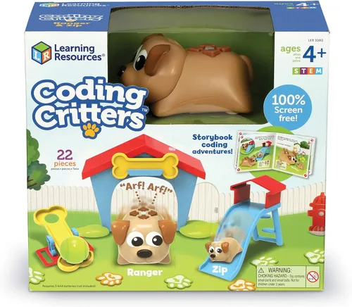 Miniatura 8 de Learning Resources Coding Critters Ranger & Zip, juego de 22 piezas, a partir de 4 años, juguete de codificación temprana sin pantalla para niños