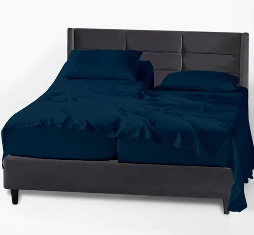 Miniatura 29 de Kotton Culture Juego de Sábanas de 4 Piezas Tamaño Twin - 1000 Hilos 100% Algodón Egipcio Ropa de Cama de Lujo Premium de Hotel - Tejido Satén Suave