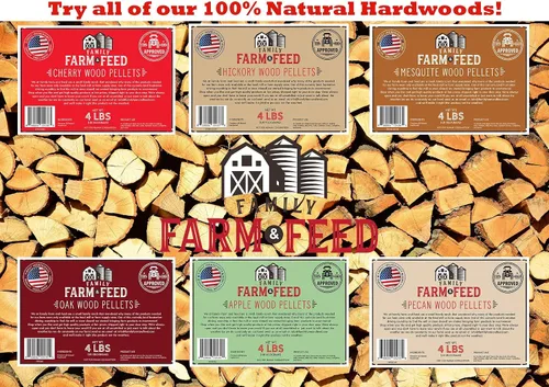 Miniatura 8 de Parrilla de barbacoa natural de madera dura para hornear manzana pellets bolsa de pellets de 4 libras