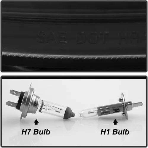 Miniatura 6 de ACANII - Para negro 2008 2009 2010 Ford F250 F350 Superduty Pickup LED tubo proyector faros faros Set izquierdo+derecho