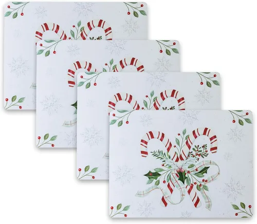Benson Mills Juego de 4 manteles individuales de corcho, manteles individuales de corcho grueso para mesas de cocina y comedor, manteles Bastón de