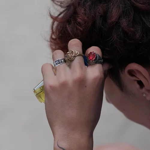 Miniatura 4 de Aeboocag 2 anillos de mantra Feng Shui Pixiu para mujeres y hombres, doble protección, riqueza, amor, salud, amuleto budista de buena suerte