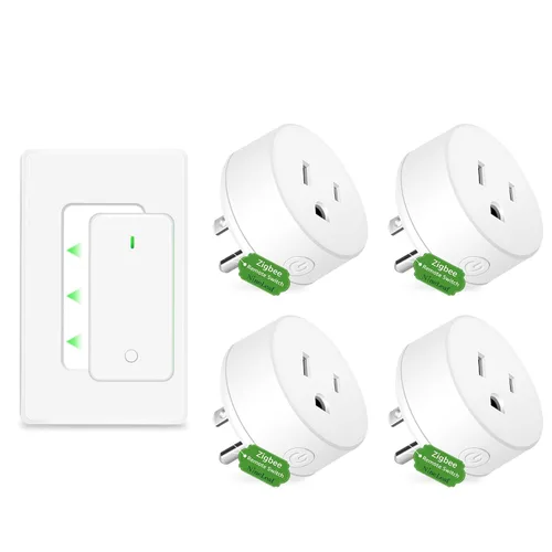 Miniatura 69 de NineLeaf Interruptor de salida remoto inalámbrico, interruptor de lámpara remoto, interruptor decorativo de enchufe de luz de encendido y apagado