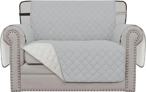 Miniatura 40 de Easy-Going - Funda para sofá, futón y sillón sin reposabrazos, reversible, resistente al agua, para mascotas y niños (azul oscuro/azul claro)