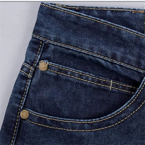 Miniatura 5 de Jeans clásicos de ajuste relajado para hombre, ligeros, rectos, de pierna lavada, retro, desgastados, de ajuste holgado