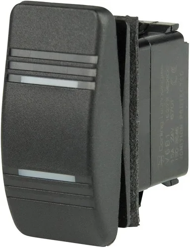 Miniatura 10 de BEP Marine Control táctil de 3 posiciones IP66 nominal 24V Negro 2 vías DIN montaje en carril interruptor de botón