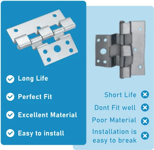 Miniatura 7 de PalpitateC Paquete de 3 bisagras para puerta de casa móvil compatibles con puertas exteriores Elixir Mobile Homes