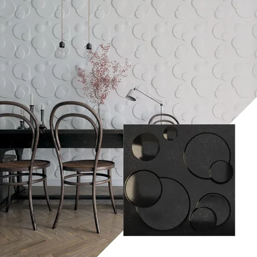 Miniatura 21 de Ekena Millwork 19 5/8 pulgadas de ancho x 19 5/8 pulgadas de alto, Finley EnduraWall decorativo 3D, Satin Hunt Club verde