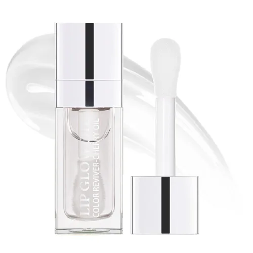 Miniatura 12 de Aceite de brillo labial hidratante Fovcos, aceite de brillo labial hidratante, brillo labial voluminizador, brillo labial transparente, aceite