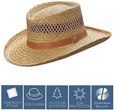Miniatura 6 de Dorfman Pacific Co.Sombrero Rush Gambler para hombre