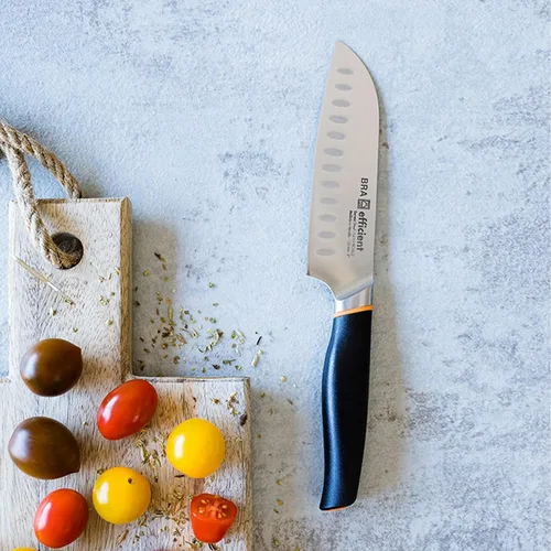 Miniatura 2 de BRA Cuchillo Santoku eficiente de 5 pulgadas 1.2x1.6x11.8 in gris