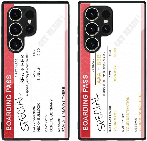 Miniatura 458 de Funda de teléfono personalizada para Samsung Galaxy S22+ / S22 Plus 5G, funda de TPU suave de vidrio templado antiarañazos personalizada con foto