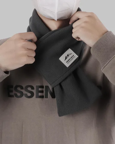 Miniatura 5 de Bufanda corta y cálida de forro polar para hombres y mujeres para invierno, clima frío, calentador suave para el cuello, bufandas para el cuello