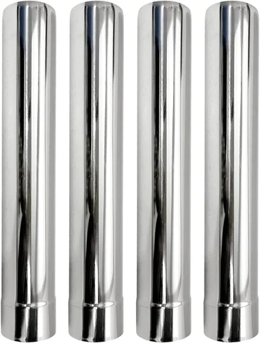 Tubo de estufa engrosada para acampar 2.36 pulgadas de acero inoxidable 4 tubos de estufa 14.2 "/ 36 cm Estufa de tienda de campaña Chimenea Tubo de