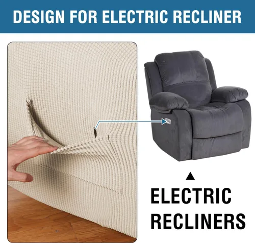 Miniatura 4 de H.VERSAILTEX Funda reclinable superelástica Fundas reclinables para sofá Funda reclinable para silla Forma ajustada Fundas antideslizantes