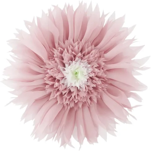 Almohada decorativa de flores 3D hecha a mano con margaritas rosas, bonito cojín redondo de terciopelo para cama, sofá, silla de automóvil, Rosa