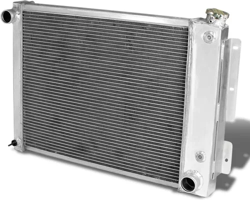 Miniatura 9 de DNA Motoring RA-CHEVYT47-3 - Radiador de aluminio completo de 3 filas compatible con modelos 47-54 Pickup/Suburban L6, 19.75 x 20.75 x 2.25