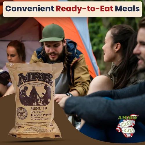 Miniatura 7 de MRE ricos en nutrientes - Comidas portátiles de supervivencia alimentaria - Larga vida útil lista para comer raciones de alimentos de emergencia