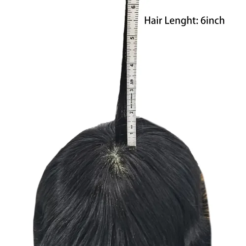 Miniatura 5 de Sistema de cabello humano tipo tupé para hombre, mono tupé para hombres, postizos de repuesto para cabello masculino, protesis capilar para hombre