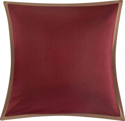 Miniatura 6 de Stratford Park Juego de ropa de cama cálido y vibrante de 10 piezas, color borgoña, tamaño Queen, cálido, 100% poliéster, falda de cama, almohadas