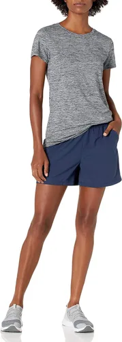 Miniatura 123 de Amazon Essentials Camiseta de manga corta con cuello redondo para mujer, de secado rápido, para entrenamiento, gimnasio, paquete múltiple