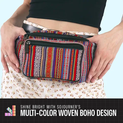 Miniatura 4 de Riñonera para mujeres y hombres - Riñonera - Riñonera ligera para viajes, deportes, senderismo, Azul Vert v2, Riñonera