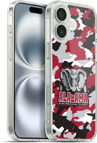 Miniatura 118 de Head Case Designs Funda de gel suave con licencia oficial de la Universidad de Alabama UA Collage compatible con Apple iPhone 13 Pro Max