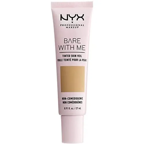 Miniatura 13 de NYX PROFESSIONAL MAKEUP Bare With Me - Velo de piel tintado, crema BB ligera, color canela y caoba Canela Caoba